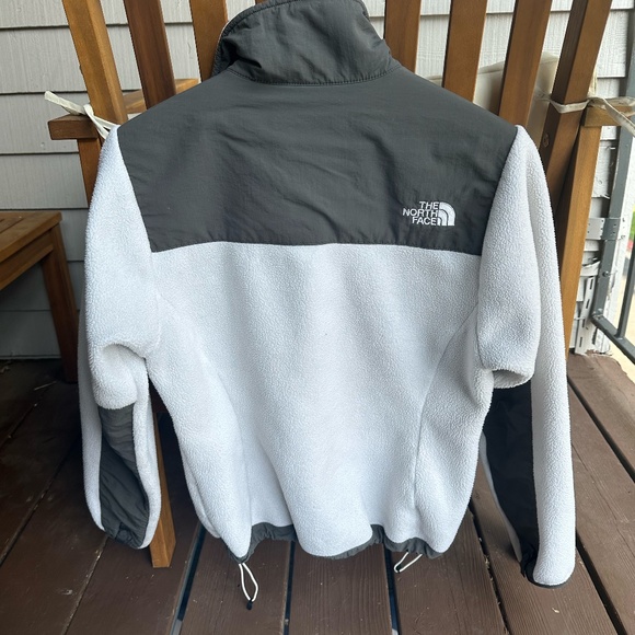 The North Face Denali Jacket  size XS white / grey fleece - Picture 3 of 4